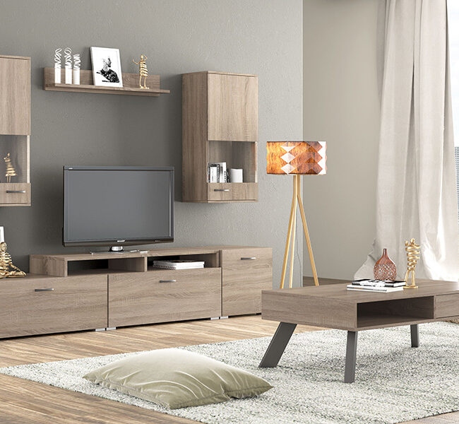 Σετ επιτοίχια σύνθεση σαλονιού έπιπλο τηλεόρασης τραπεζάκι σαλονιού coffee table