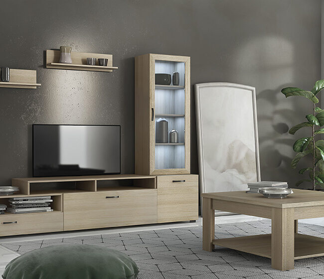 Σετ επιτοίχια σύνθεση σαλονιού έπιπλο τηλεόρασης τραπεζάκι σαλονιού coffee table