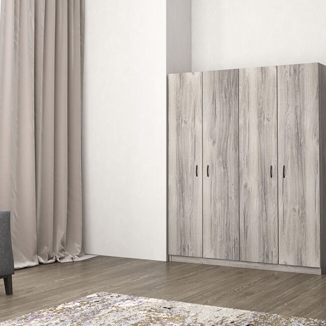 Ντουλάπα δωαματίου τετράφυλλη λυόμενη