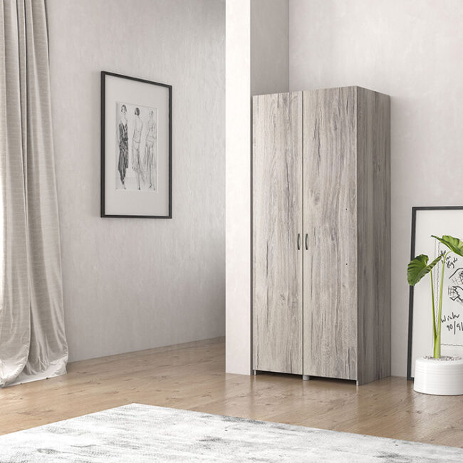 Δίφυλλη λυόμενη ντουλάπα δωματίου